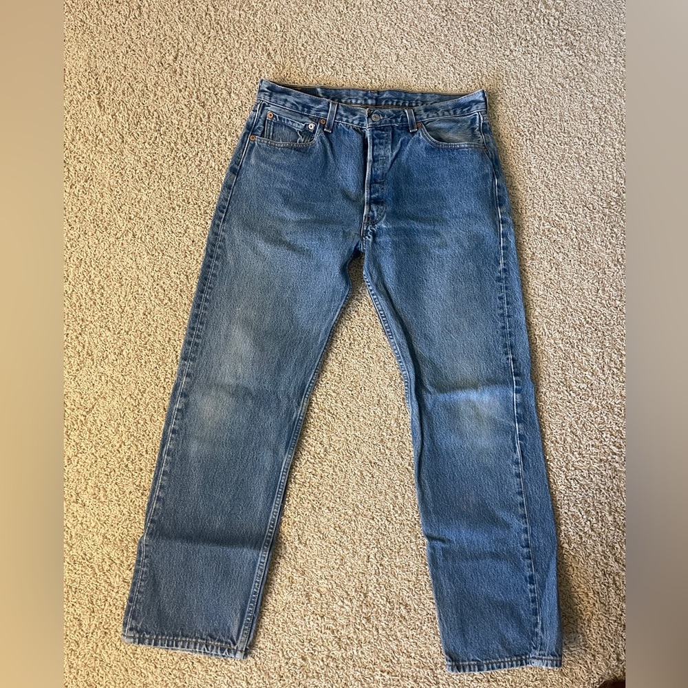 Vintage 80s 90s Classic Levis 501 Blue Jeans